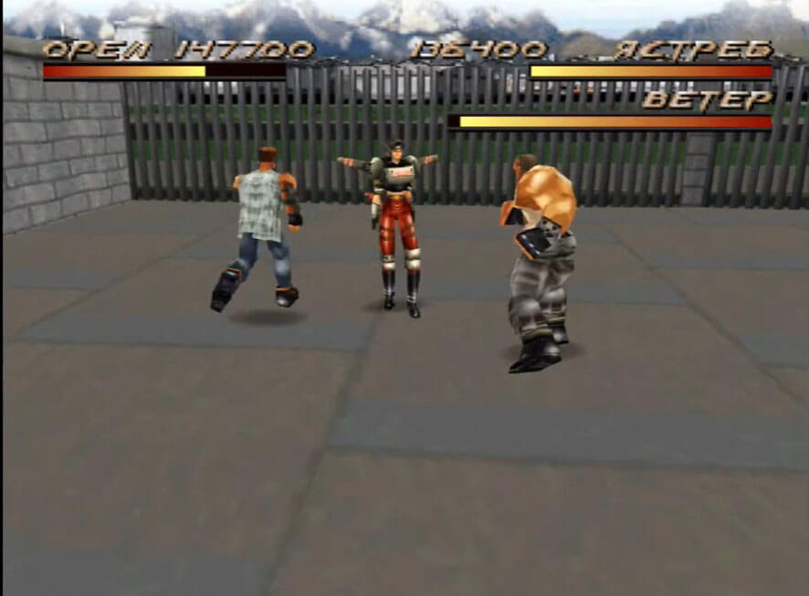Fighting Force - геймплей игры на PlayStation